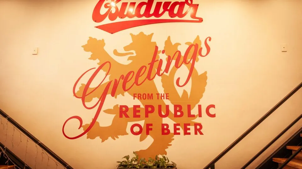 Malowidło „Greetings from the Republic of Beer” – Dřevný Kocúr Wrocław Rynek